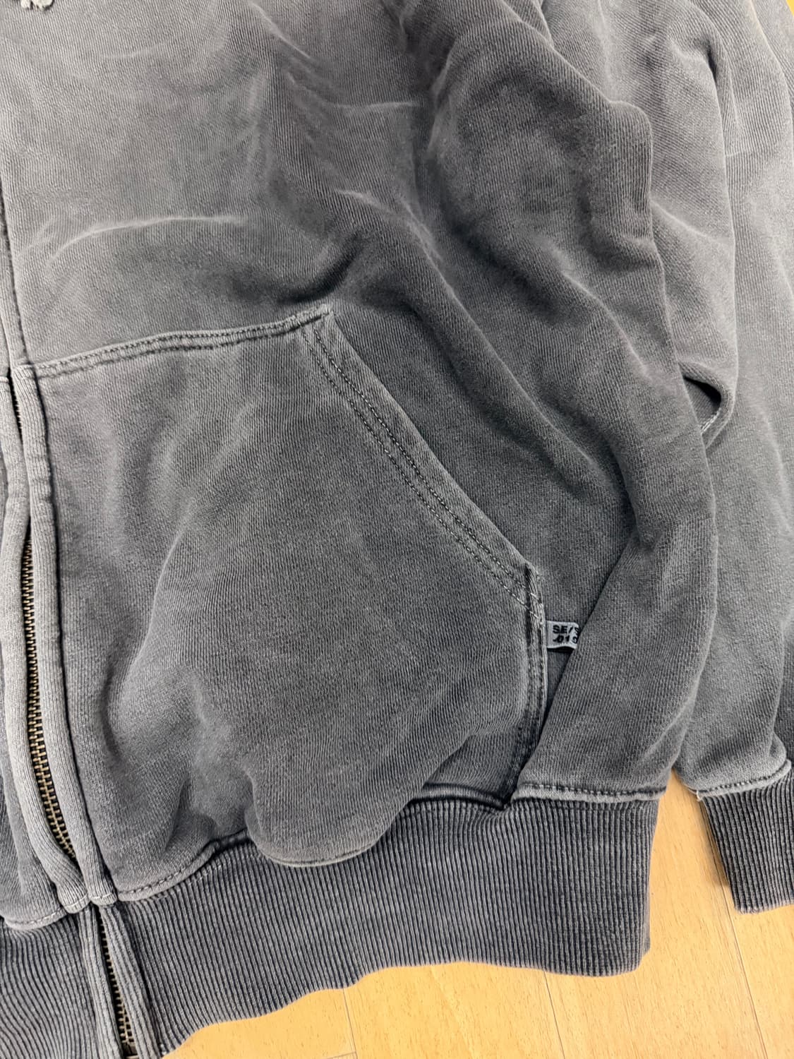 디스이즈네버댓 빈티지 워싱 집업후드 자켓 L 상품이미지5