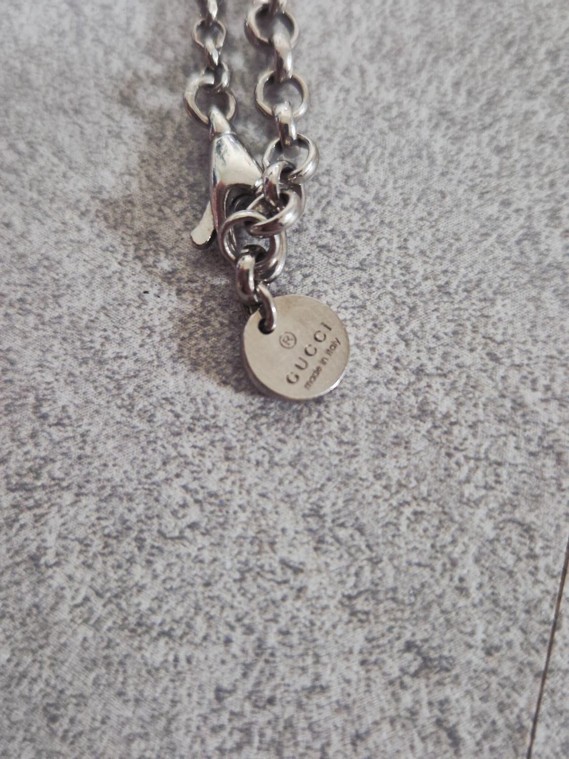 구찌 인터로킹 목걸이 남녀공용 (상태좋음) 상품이미지6
