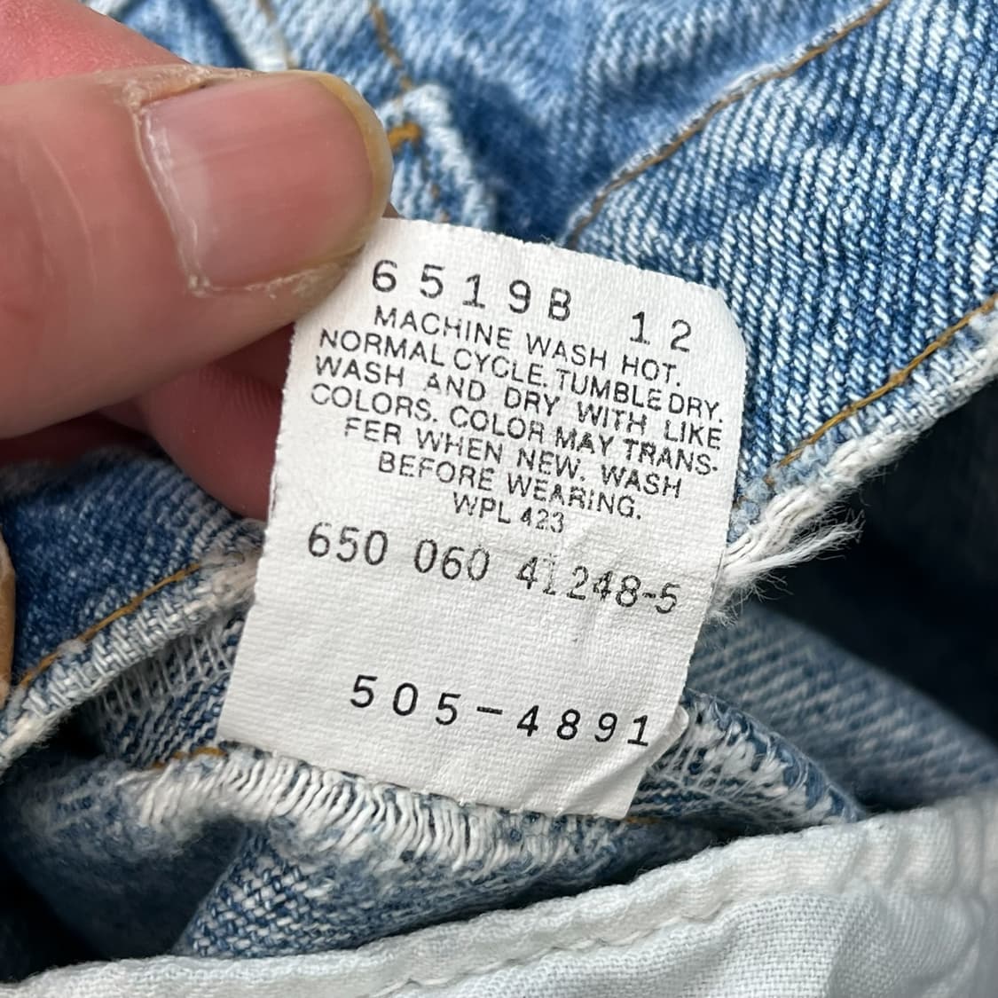 usa 리바이스 505 데님팬츠 r2117 상품이미지8