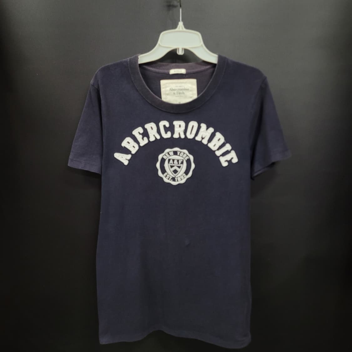 Abercrombie 아베크롬비 초빈티지 빅로고 자수로고 셔츠 상품이미지6