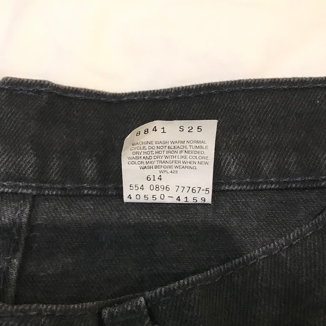 리바이스 550 USA 90s 오렌지탭 블랙 데님 29/32 상품이미지7