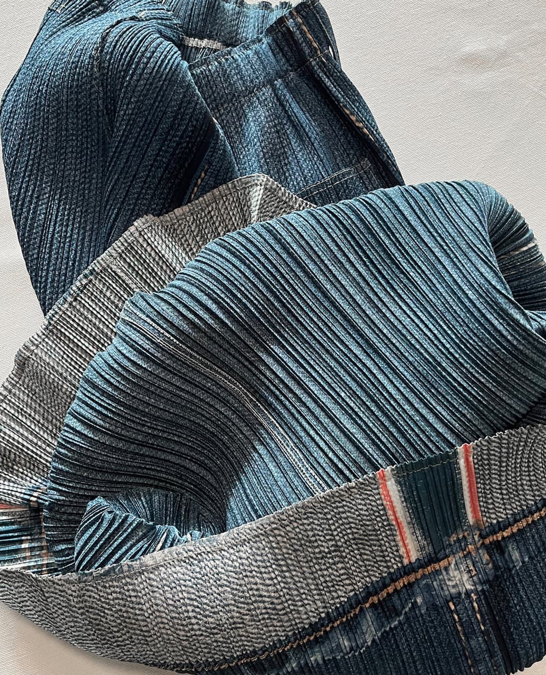 ISSEY MIYAKE PLEATS PLEASE denim skirt 상품이미지7