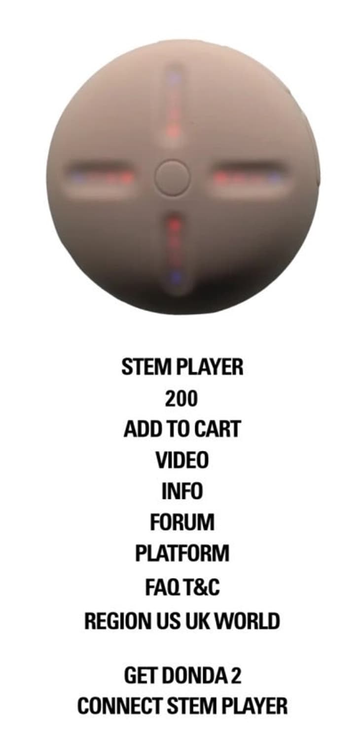 칸예 이지 스템플레이어 상품이미지1