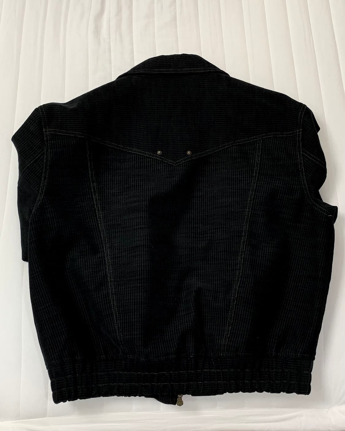 [46] 엘무드 로데오 트러커 블루종 자켓 빈티지 블랙 상품이미지10