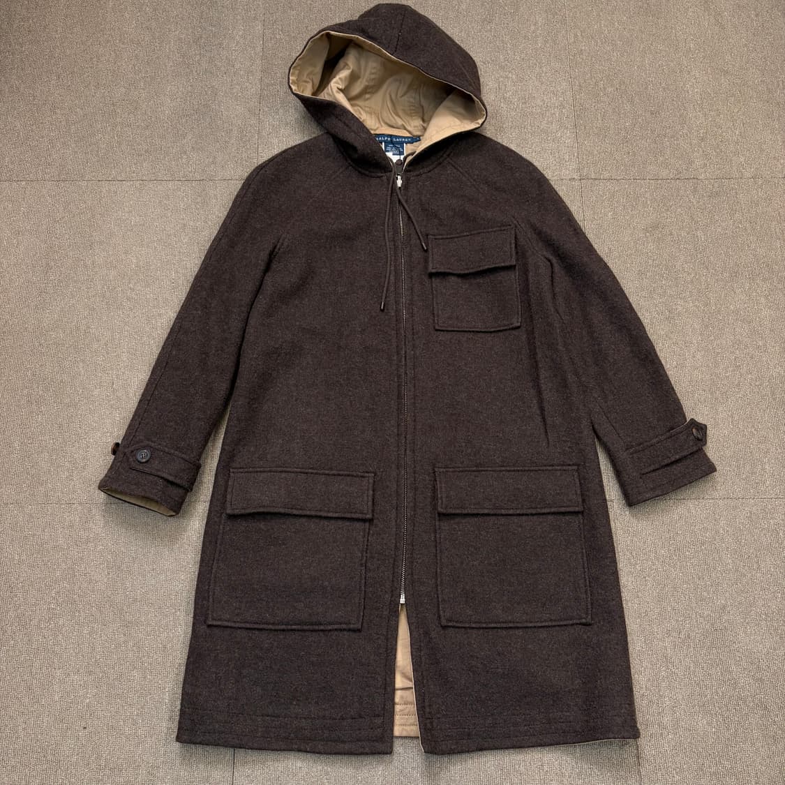 polo 랄프로렌 폴로 우먼스 리버시블 후드 코트 s 상품이미지1