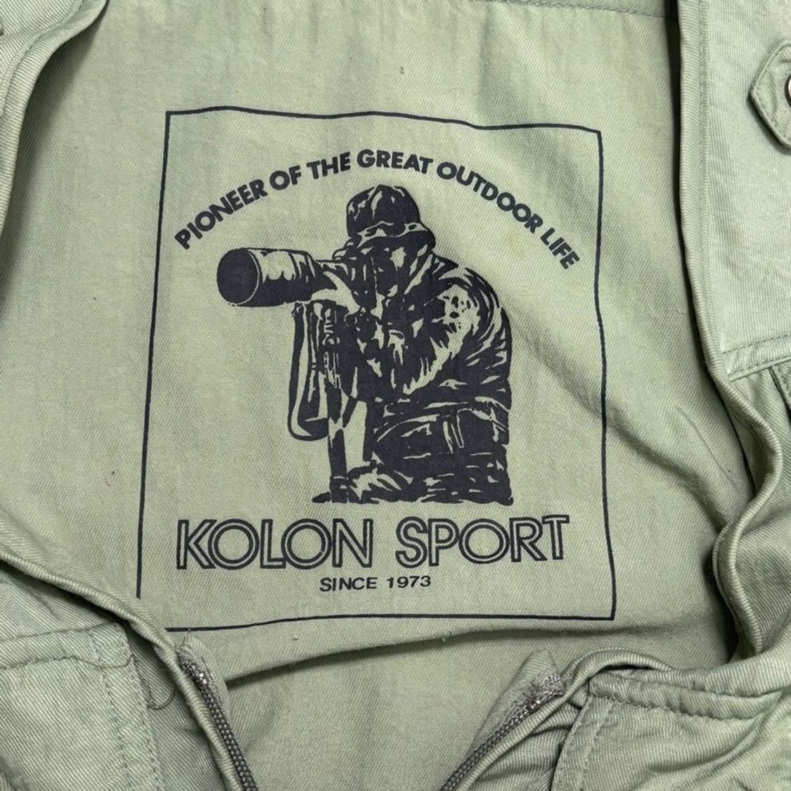 KOLON SPORT 멀티포켓 피싱 베스트 카키 90 상품이미지4