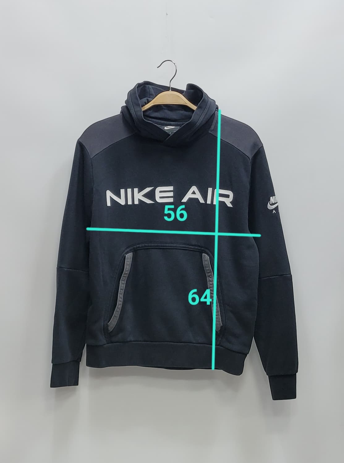 NIKE  20FW 나이키 에어 풀오버 후드 후디 / 남 M 블랙
 상품이미지10