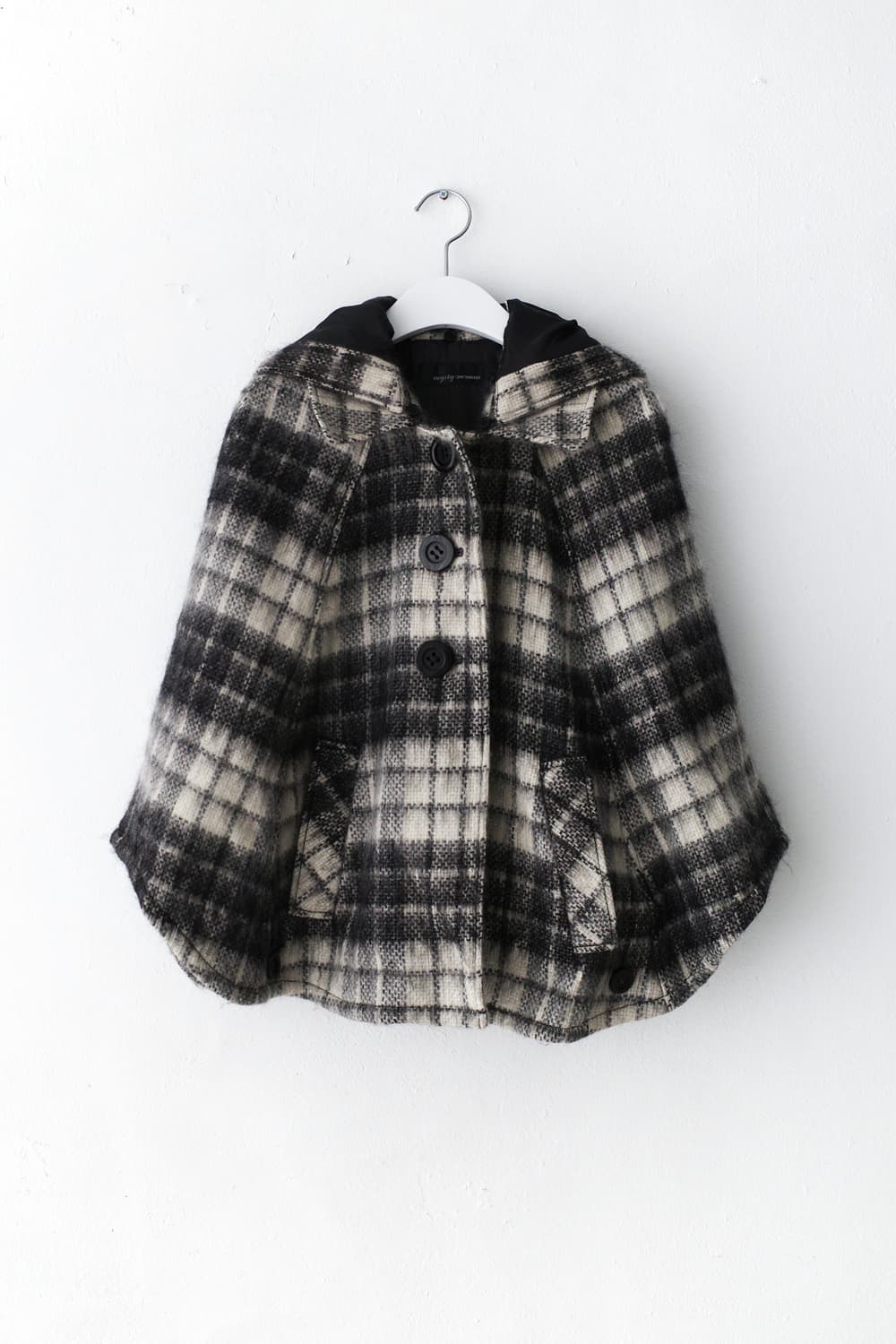 check cape coat  상품이미지1