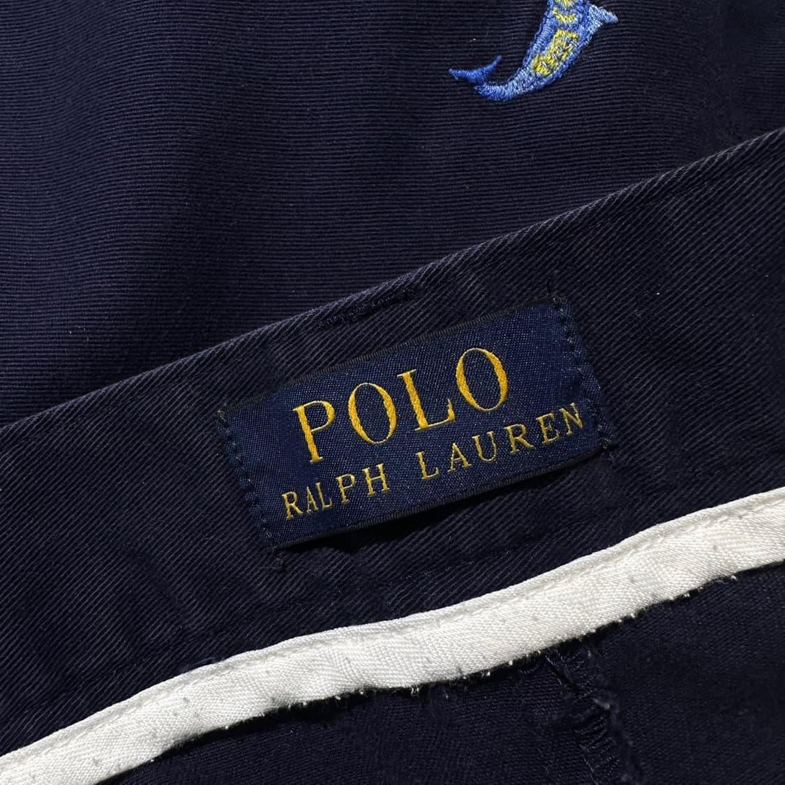 폴로 랄프로렌 엠브로이디드 패턴 하프팬츠 반바지 상품이미지4