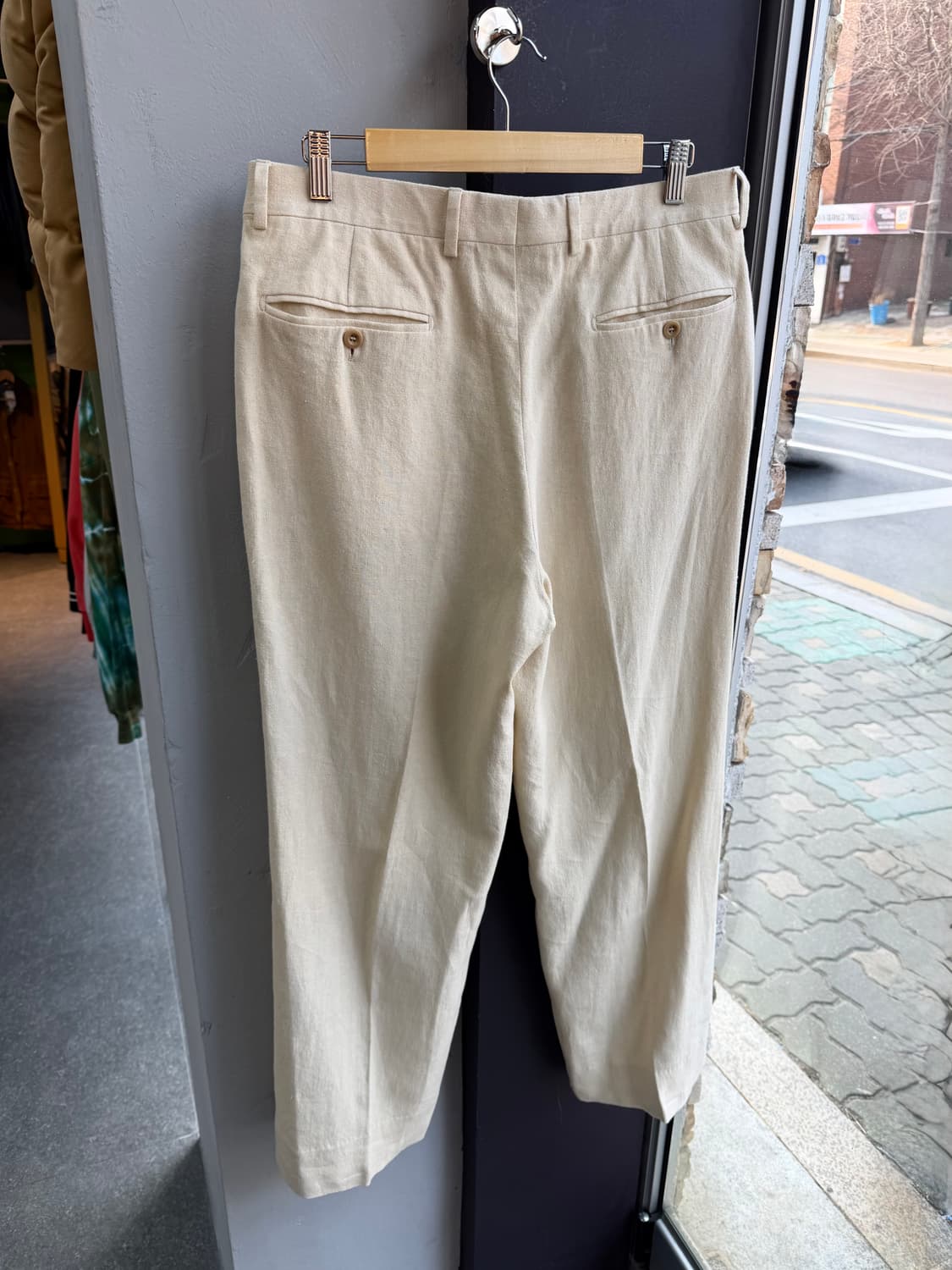 32/ 에르메스 린넨 마 투턱 베이직 팬츠 (새상품) 상품이미지7