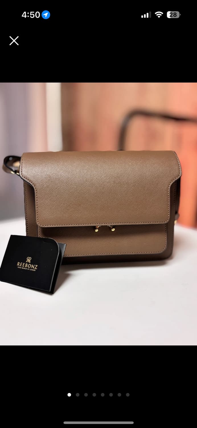 마르니 트렁크백 시가브라우 상품이미지1