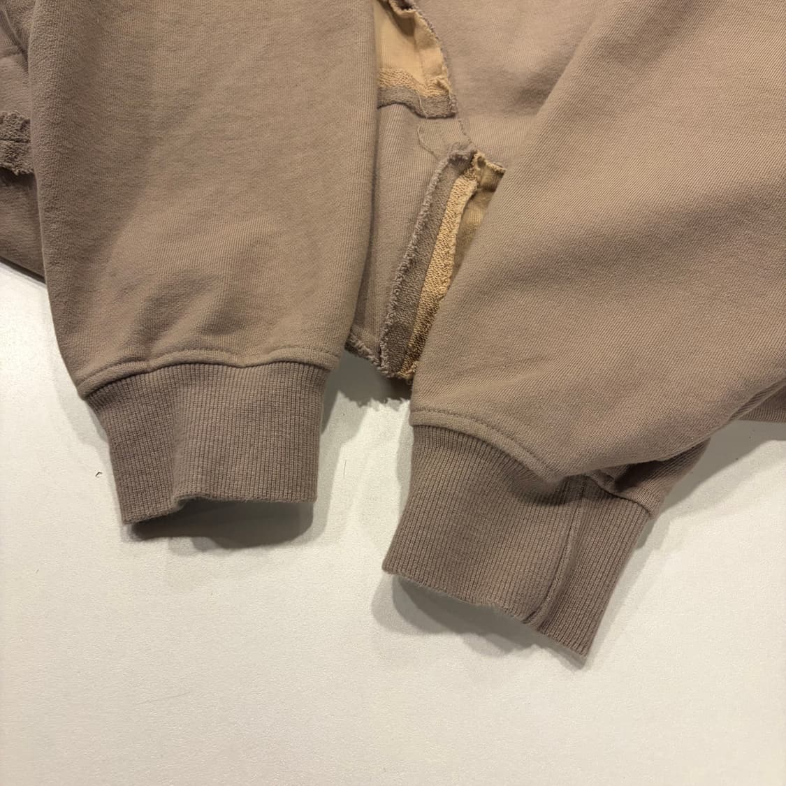 아조바이아조 스컬 맨투맨 스웻셔츠 베이지 D641 상품이미지6