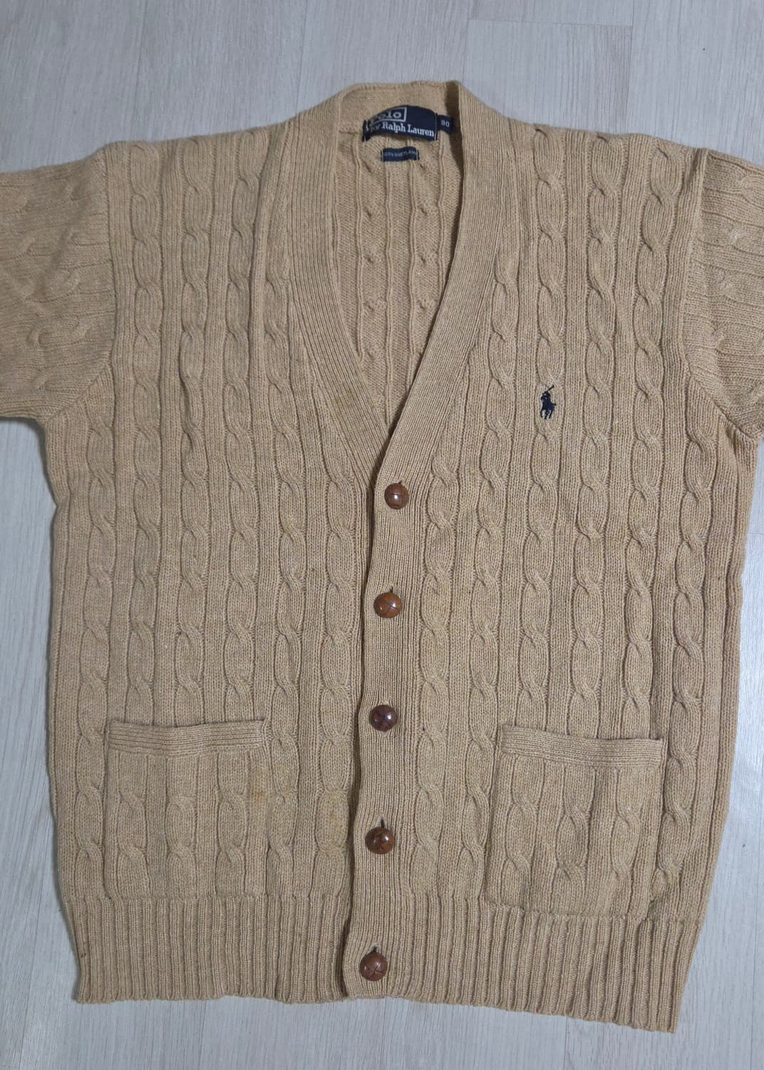 (착샷) 폴로 랄프로렌 가디건 케이블 코튼 상품이미지2