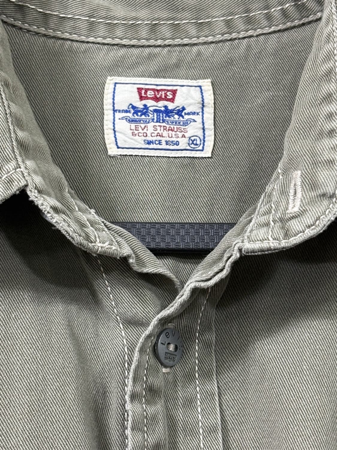 90s 리바이스(Levi's) 펜 슬롯 포켓 워크 셔츠 상품이미지3