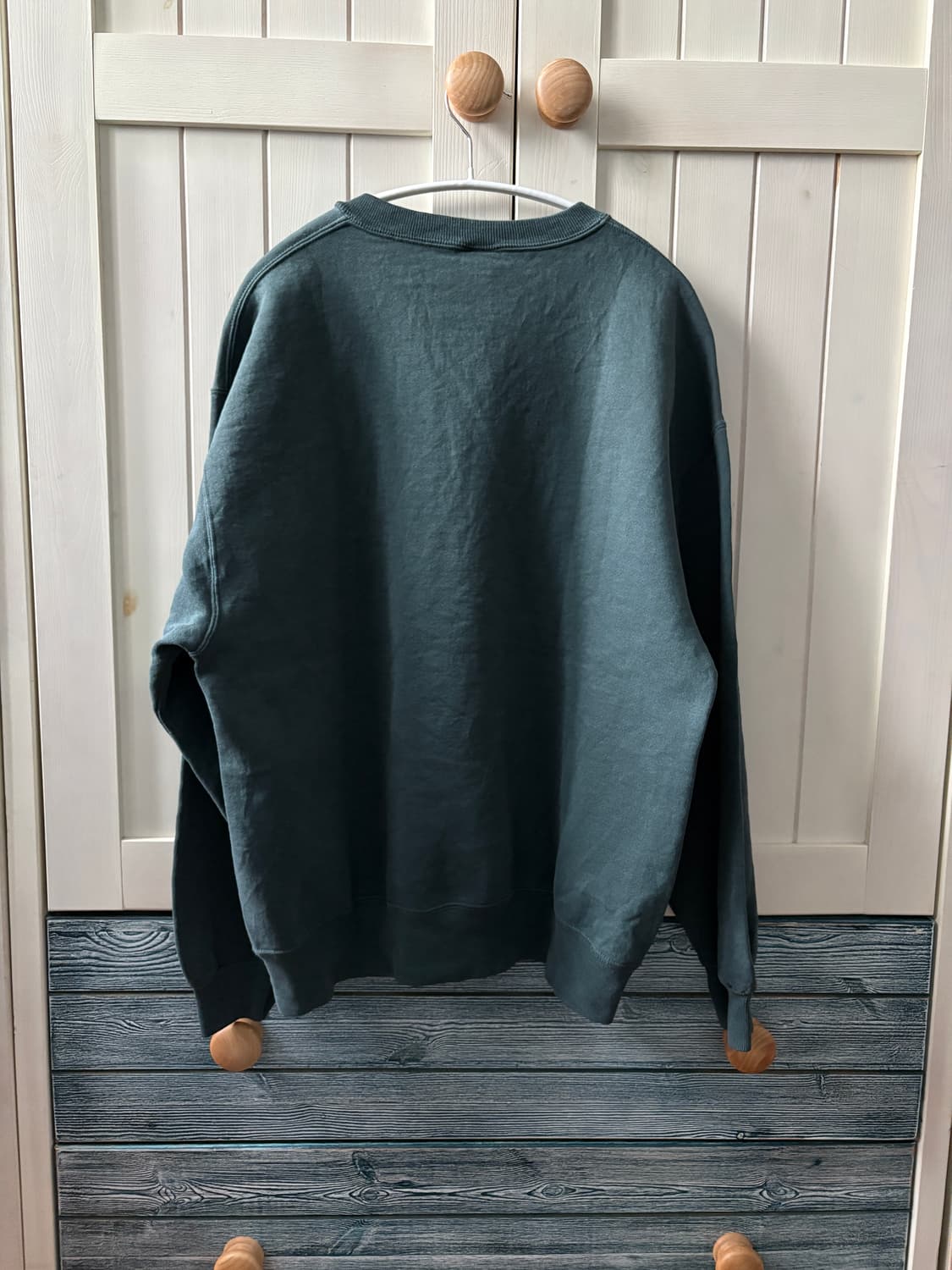 90s 미제 usa 러셀 스웻 맨투맨 다크 그린 L 라지사이즈 상품이미지3