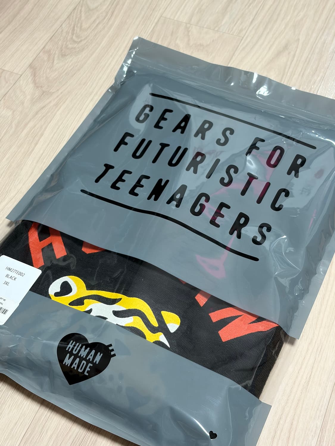 [3XL] 휴먼메이드 호랑이 반팔 티셔츠 블랙 휴메 타이거 상품이미지6