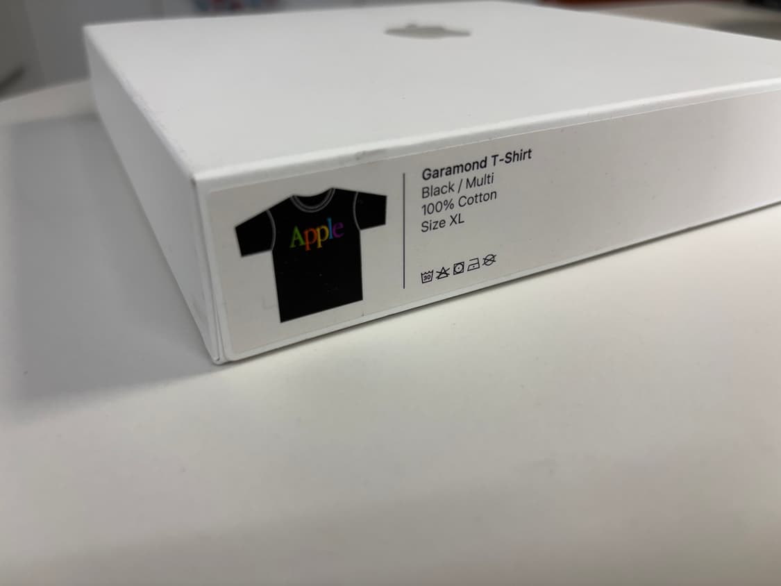 애플 APPLE WWDC 25 한정판 티셔츠 (가라몬드 로고) 상품이미지1