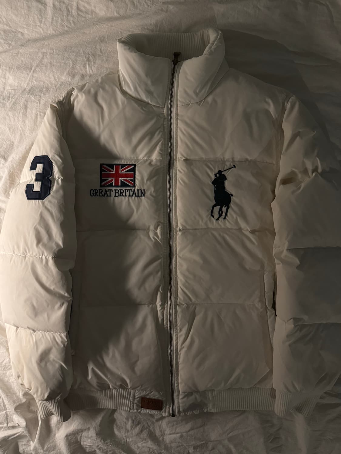 폴로 빅포니 브리튼 패딩 화이트 상품이미지2