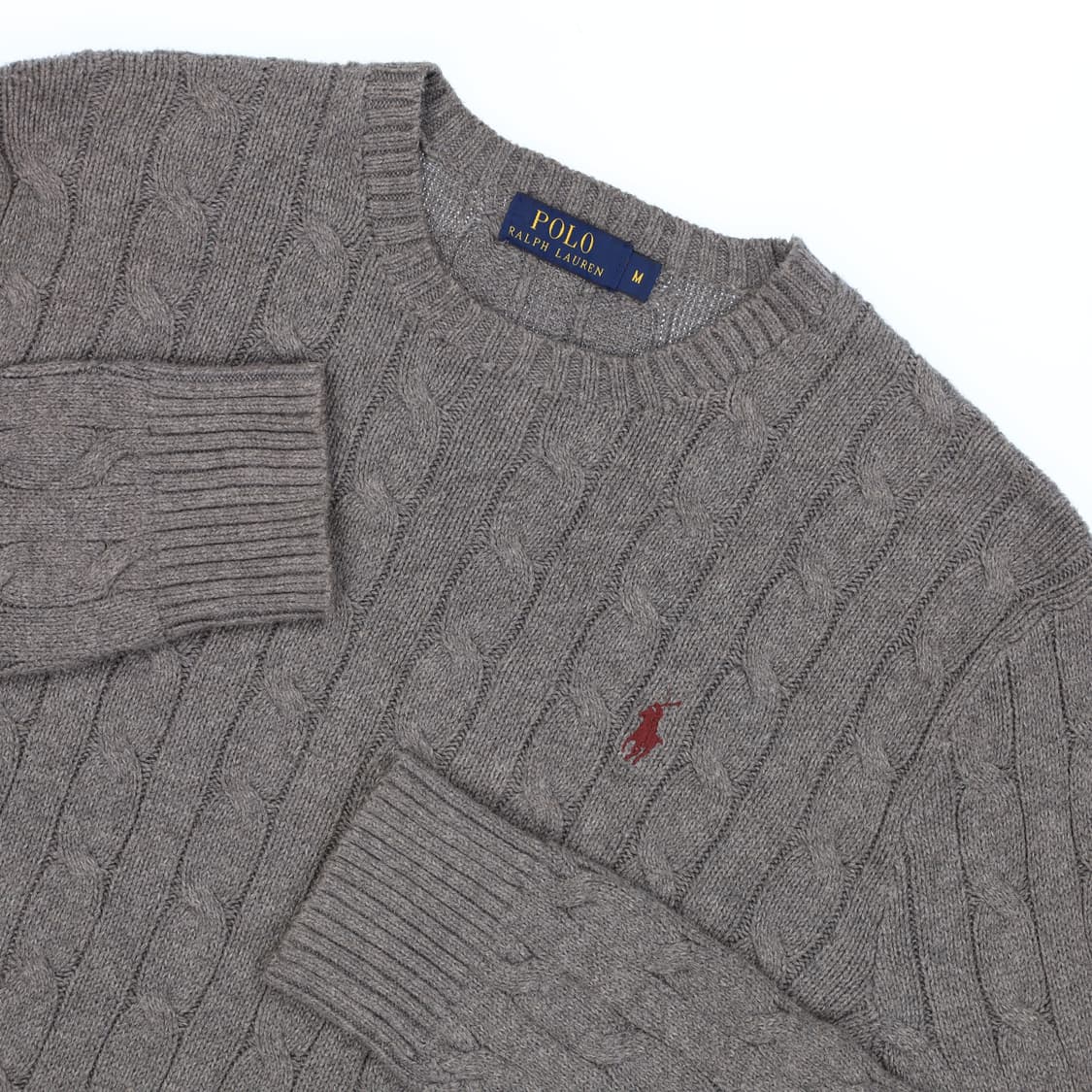 [M] 신형 폴로 랄프로렌 코튼 케이블 맨투맨 니트 N6885 상품이미지3
