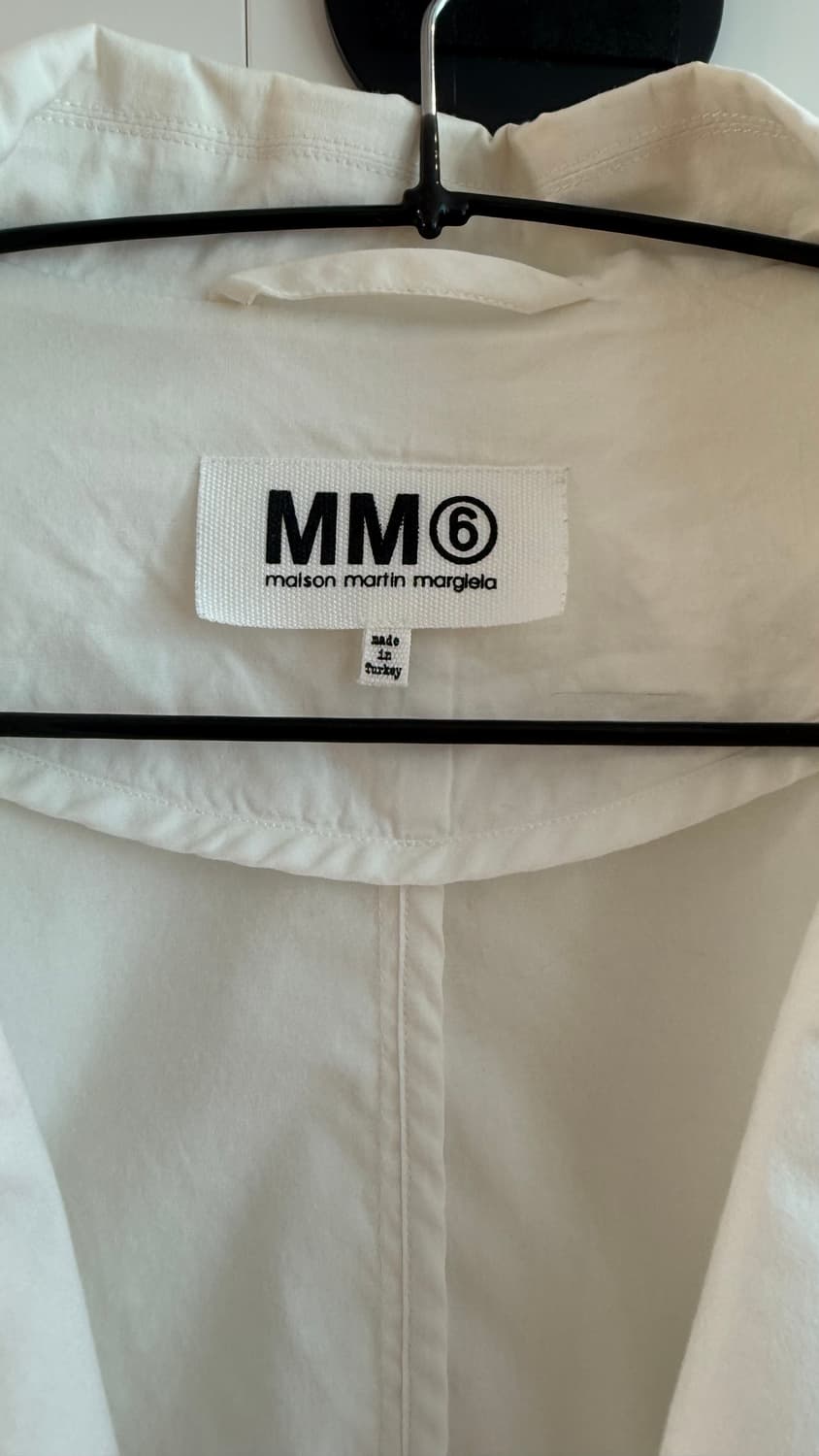 MM6 Margiela 마르지엘라 화이트 면 썸머 자켓 상품이미지1