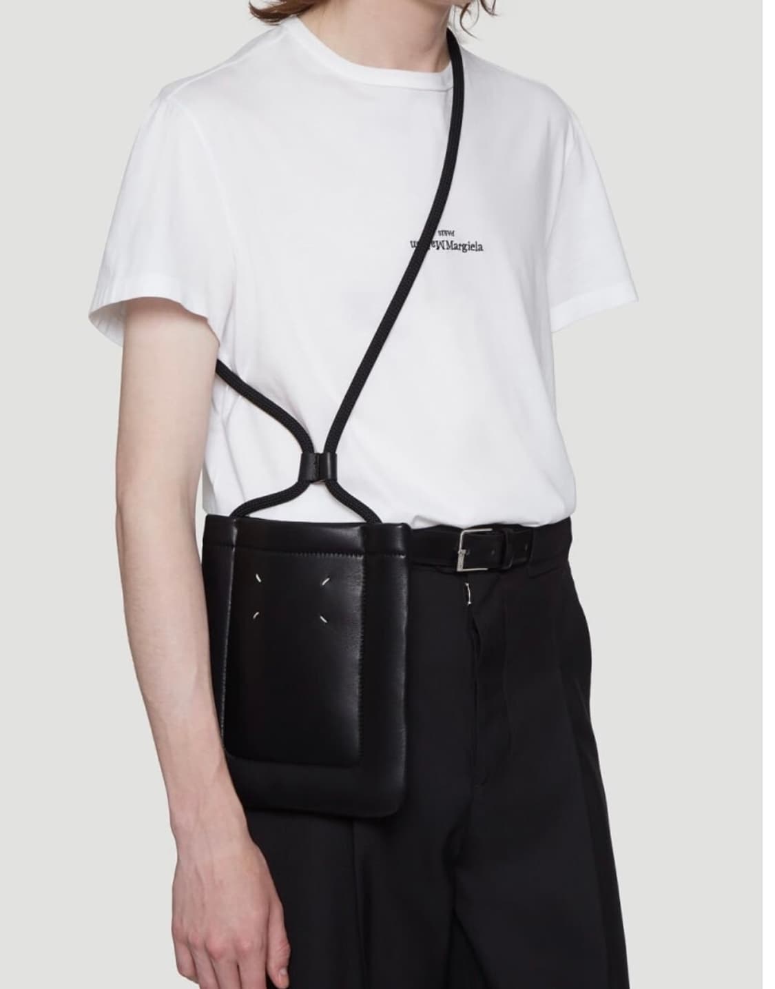 (네고가능)메종 마르지엘라 블랙 가죽 숄더백 상품이미지7