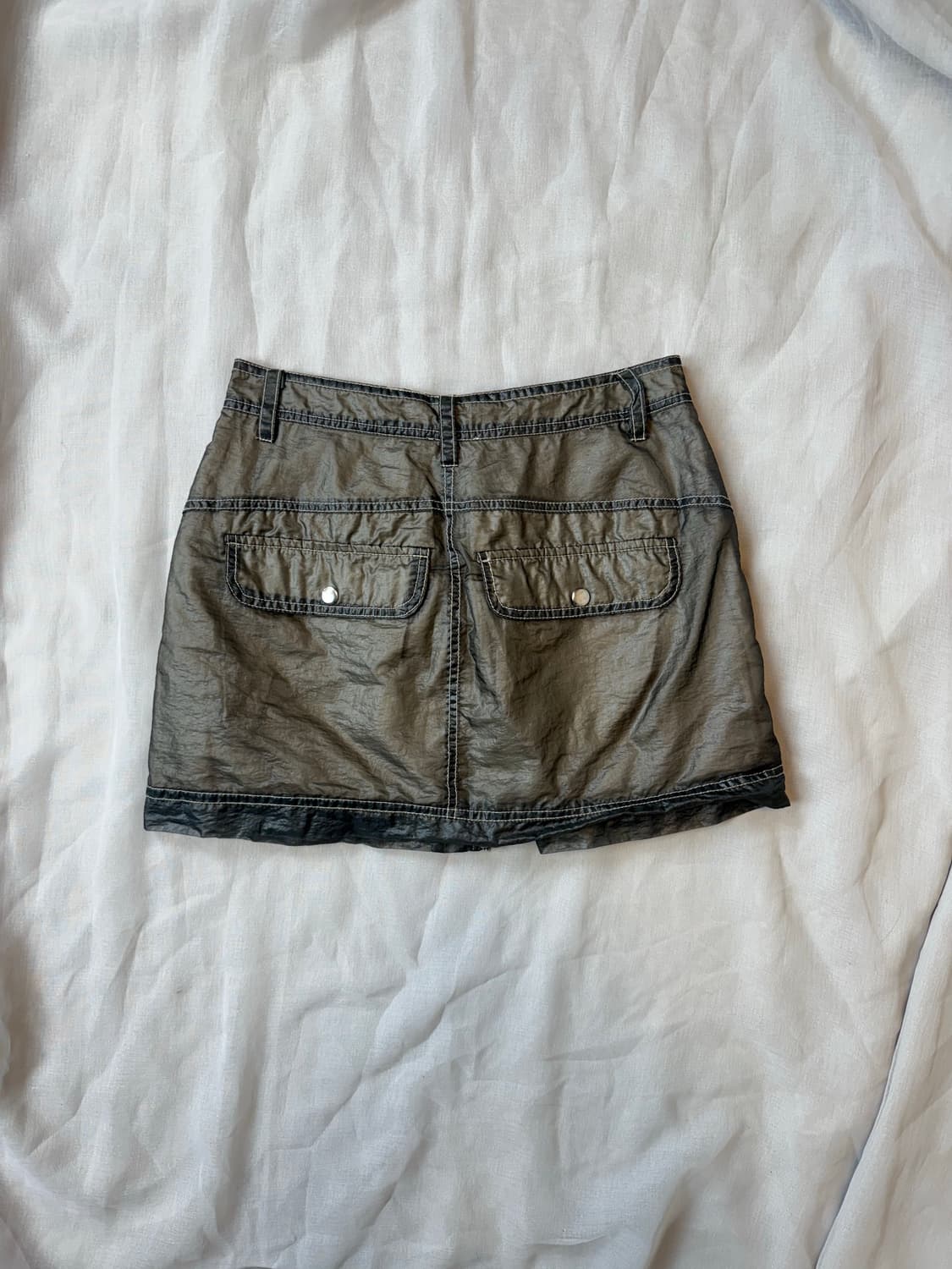 디젤 페디드 숏스커트 상품이미지4