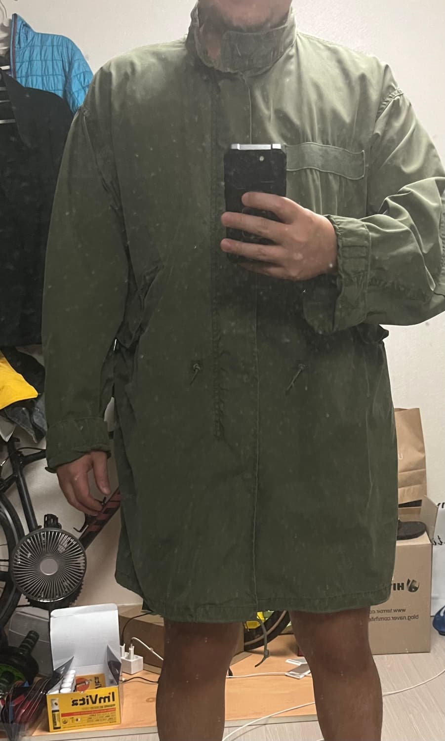 CENTRE MFG 70s 오리지널 미군 m65 피쉬테일 개파카 상품이미지2