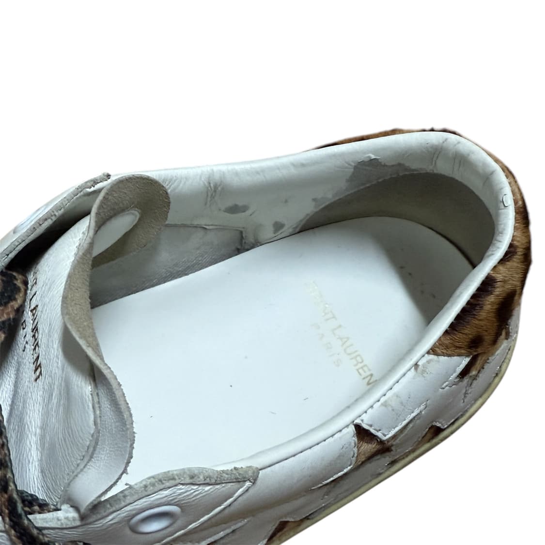 생로랑 레오파드 스타 패치 스니커즈 40 상품이미지6