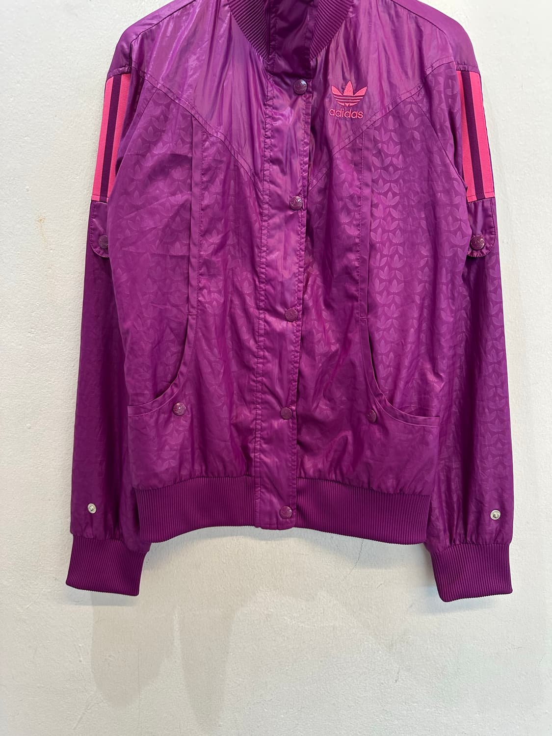 Adidas zip up jacket purple 상품이미지3
