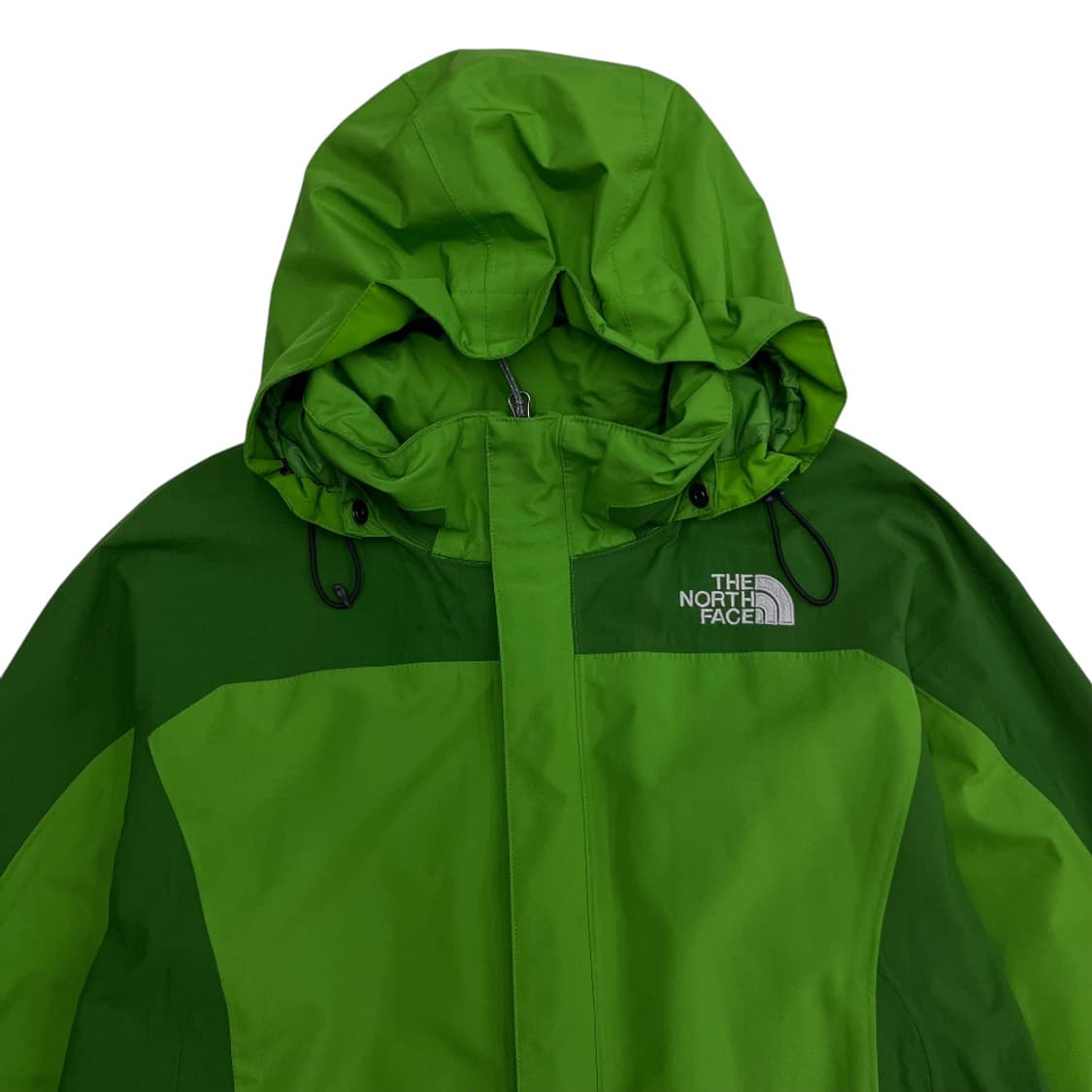 노스페이스 로고 그린 후드 바람막이 100 상품이미지4