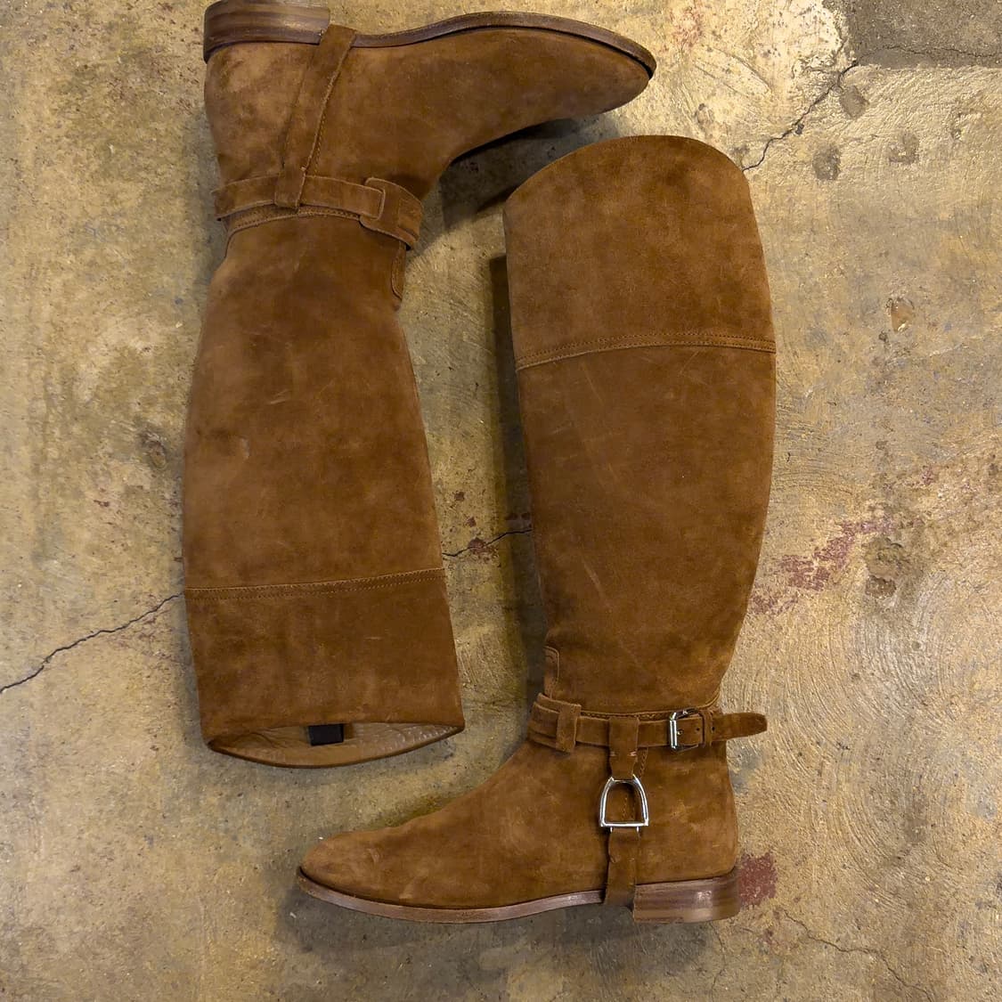 폴로 랄프로렌 퍼플라벨 스웨이드 우먼 부츠 상품이미지4