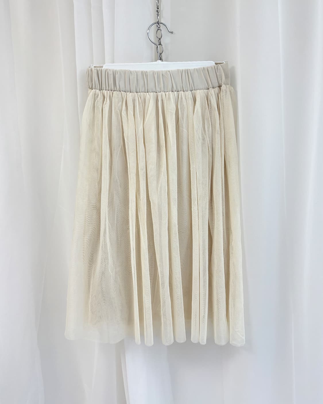 swan tulle balletcore beige ivory skirt 상품이미지2
