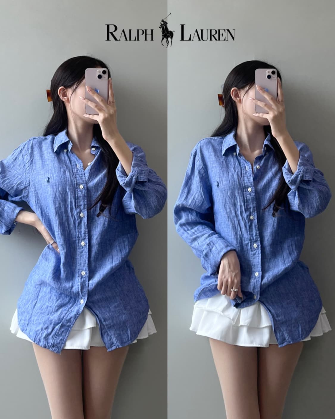 폴로 린넨 셔츠  상품이미지1