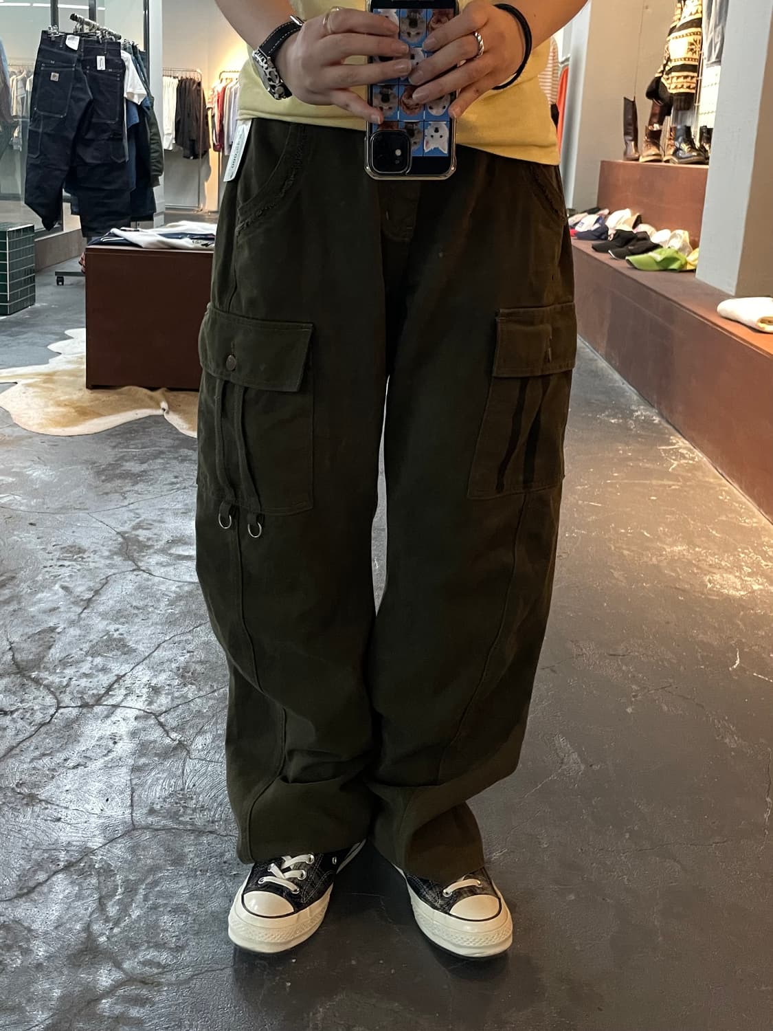 LMOOD 카키 카고 팬츠 H52 상품이미지1