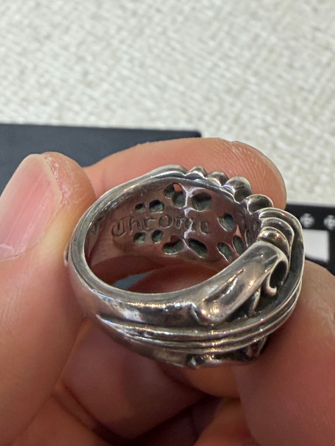 [US8, 한국17호] 크롬하츠 K&T 케이앤티 링 상품이미지10