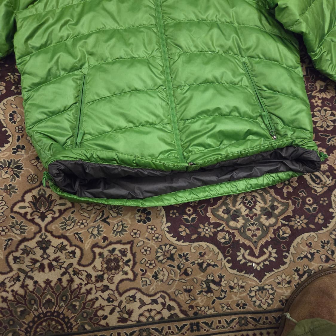 살레와 경량패딩 그린 xl 상품이미지3