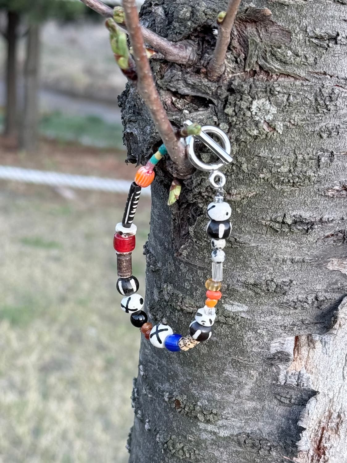 핸드메이드 빈티지무드 믹스 비즈팔찌 상품이미지1