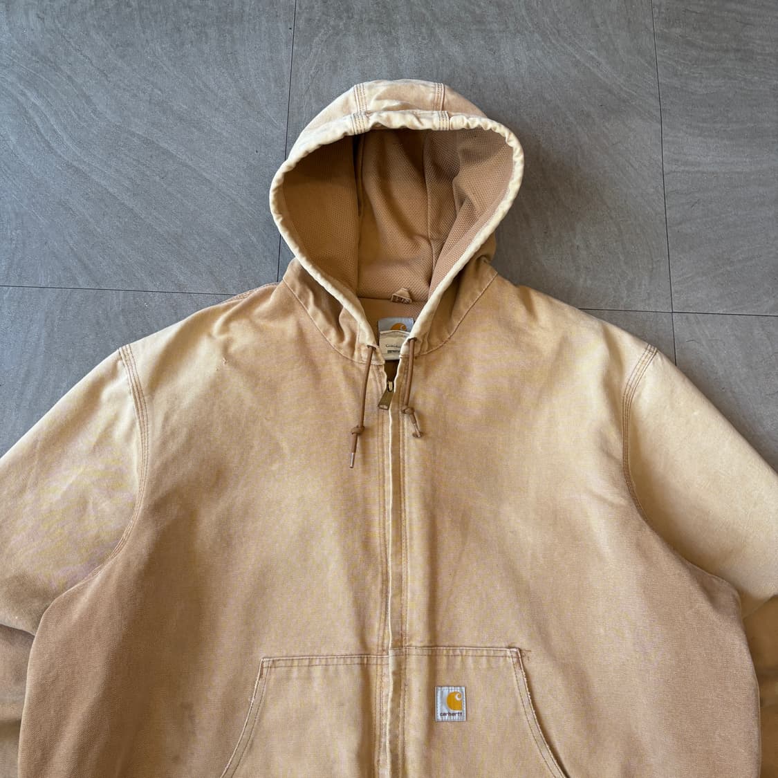 칼하트 미국 생산 J131 베이지 액티브 자켓 상품이미지2