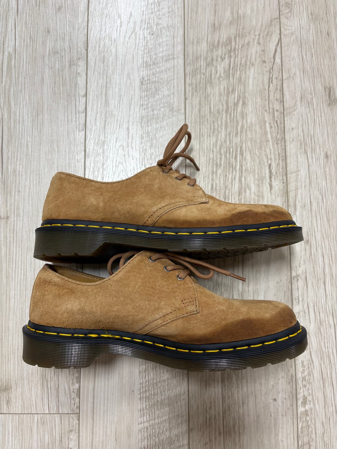 닥터마틴 3홀 스웨이드 베이지 260 상품이미지3