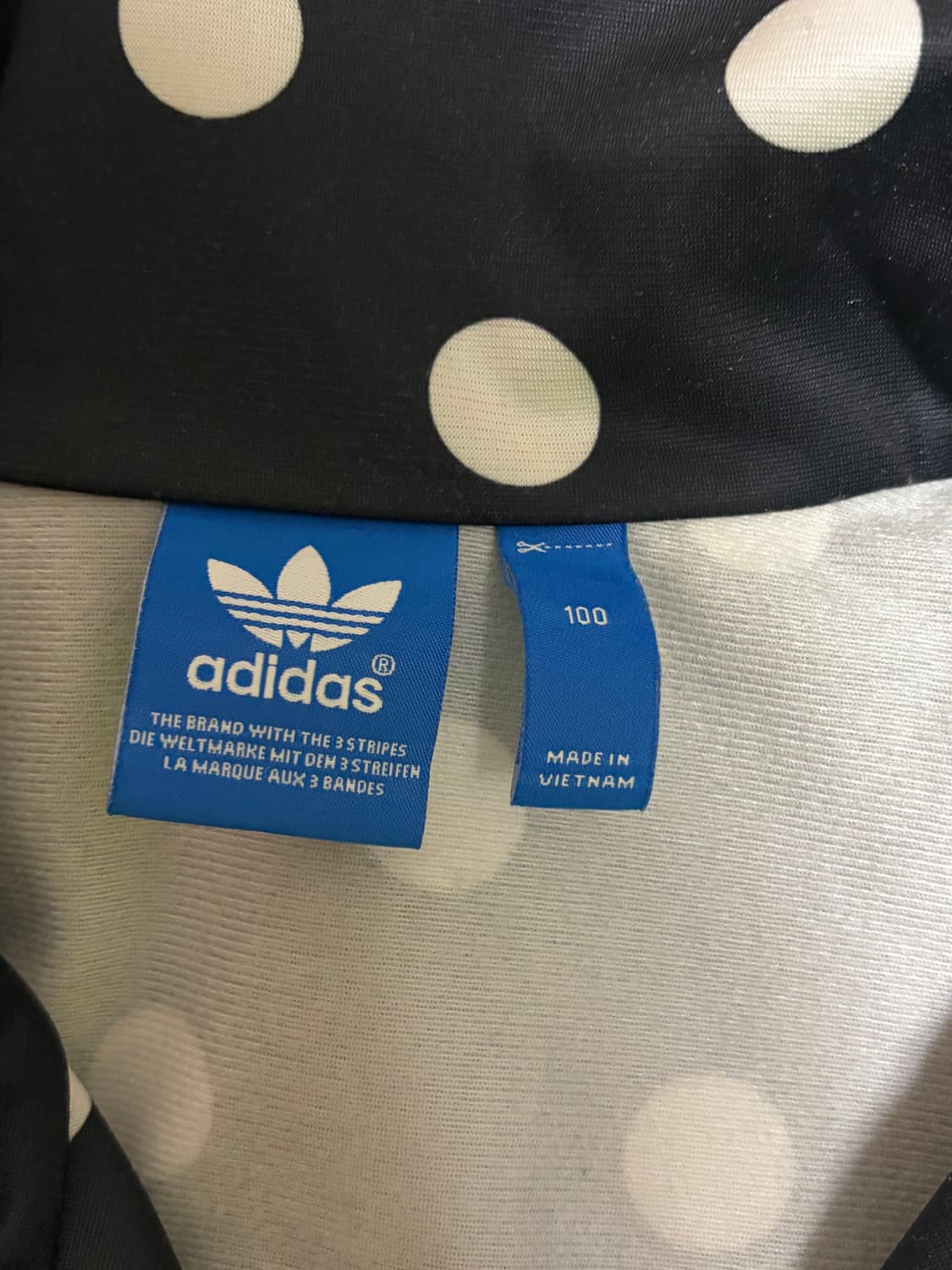 아디다스 땡땡이 져즈 100사이즈 상품이미지3