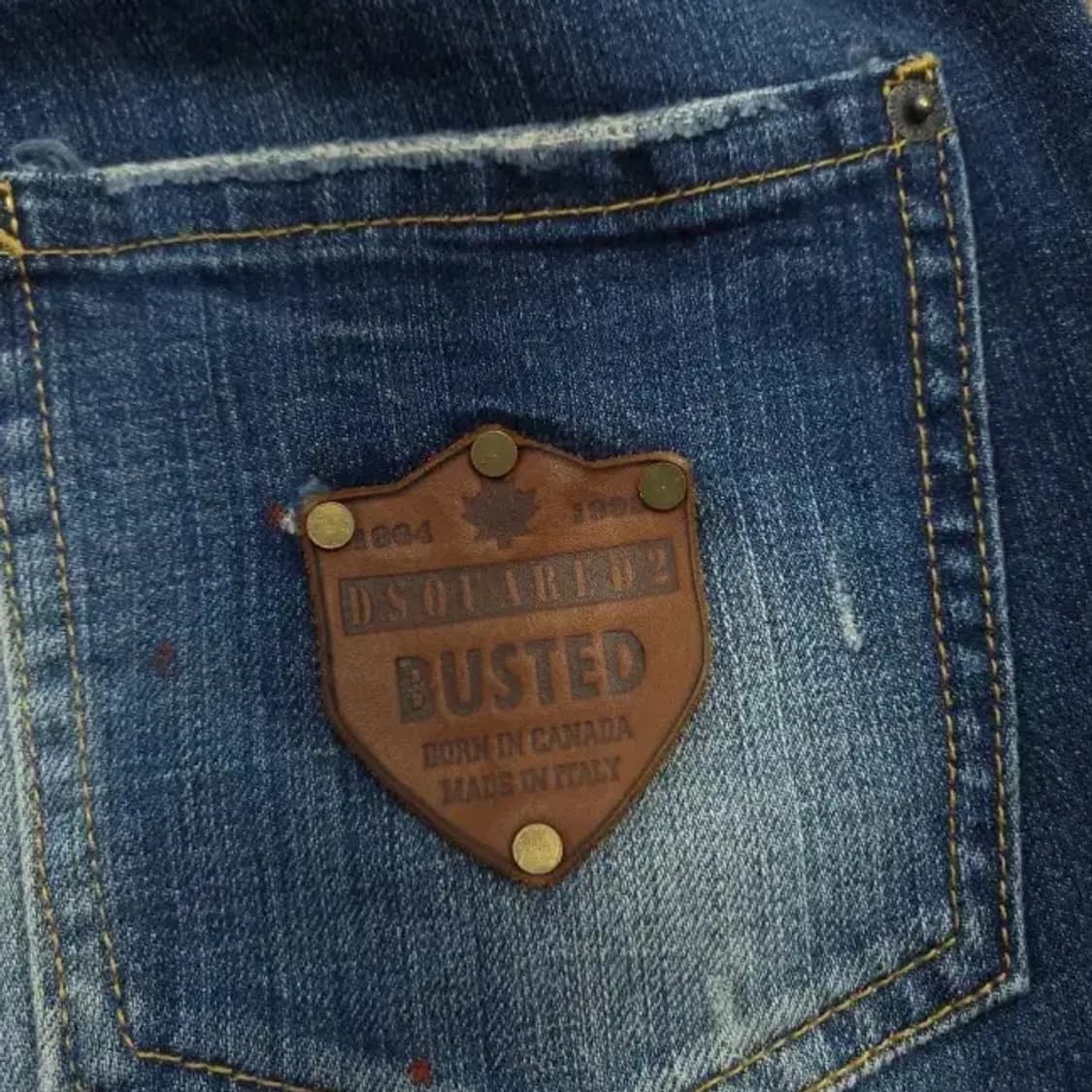 디스퀘어드2 남성 슬림핏 데미지 청바지 46 상품이미지10