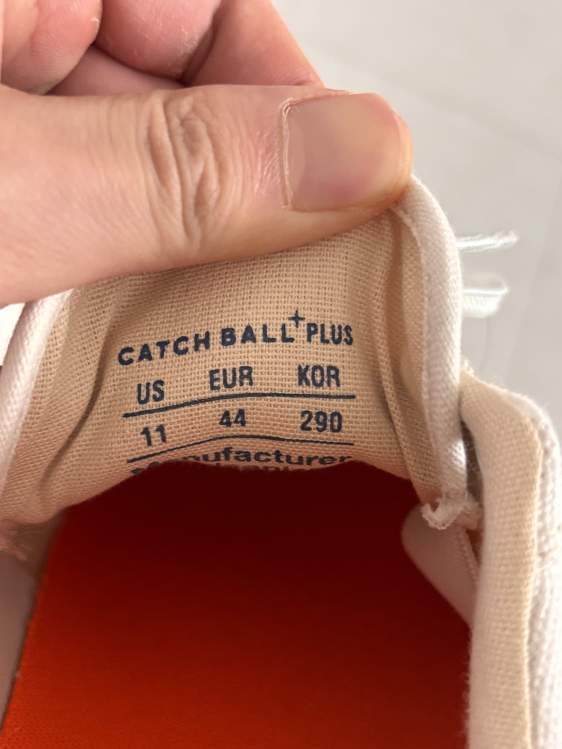 Catch Ball Offwhite canvas Sneakers US11 상품이미지6