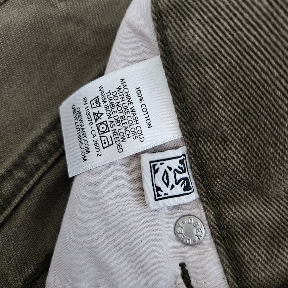 오베이 와이드 면바지 남자32 상품이미지4