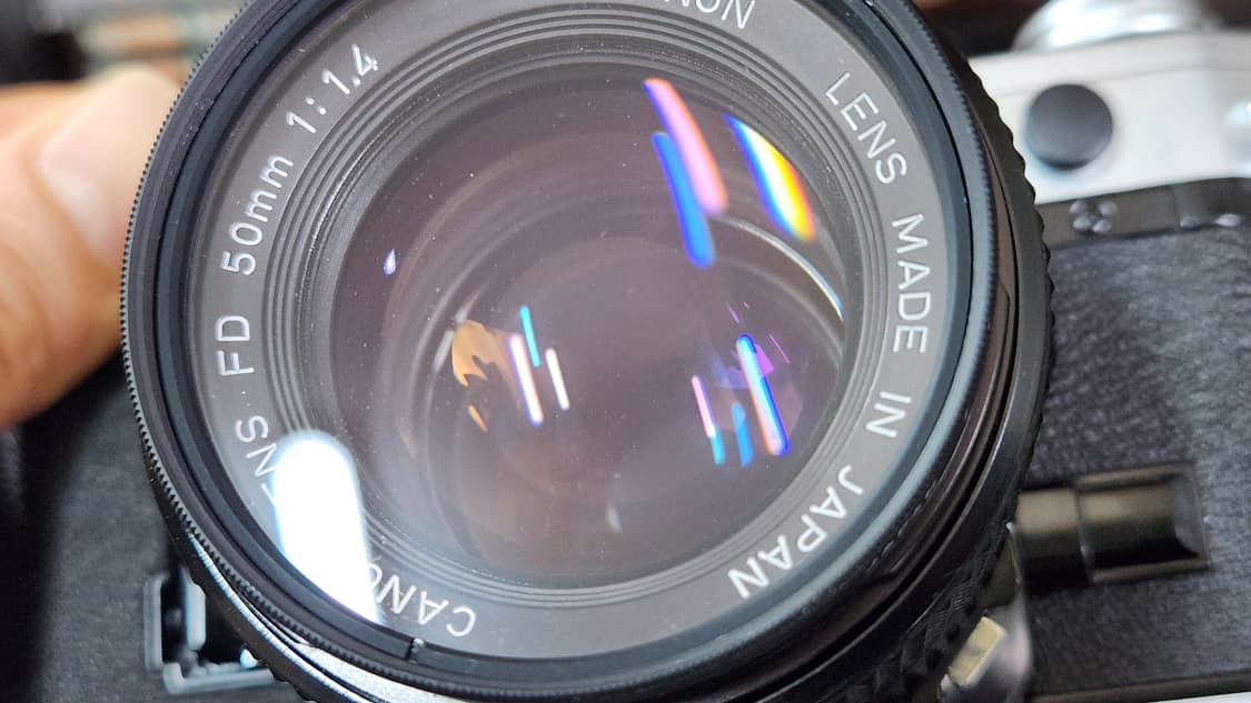 (미사용) 캐논 AE-1 + FD 50mm f1.4 필름 카메라 상품이미지4