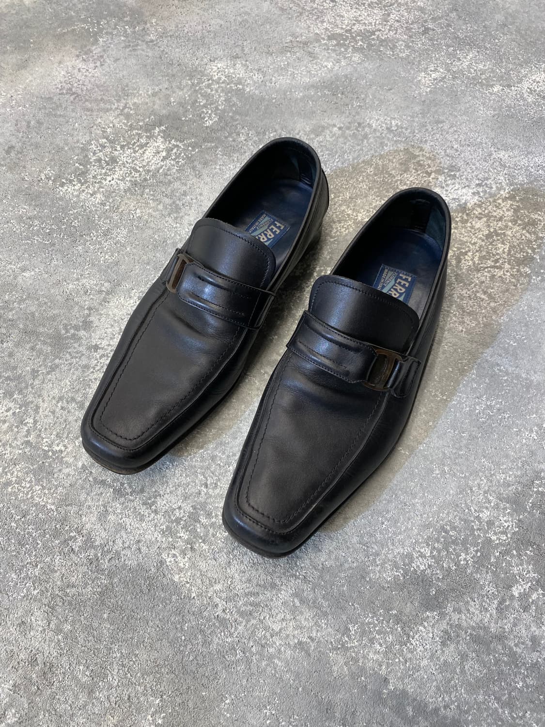 [7.5] Salvatore Ferragamo 페라가모 레더 로퍼 상품이미지1