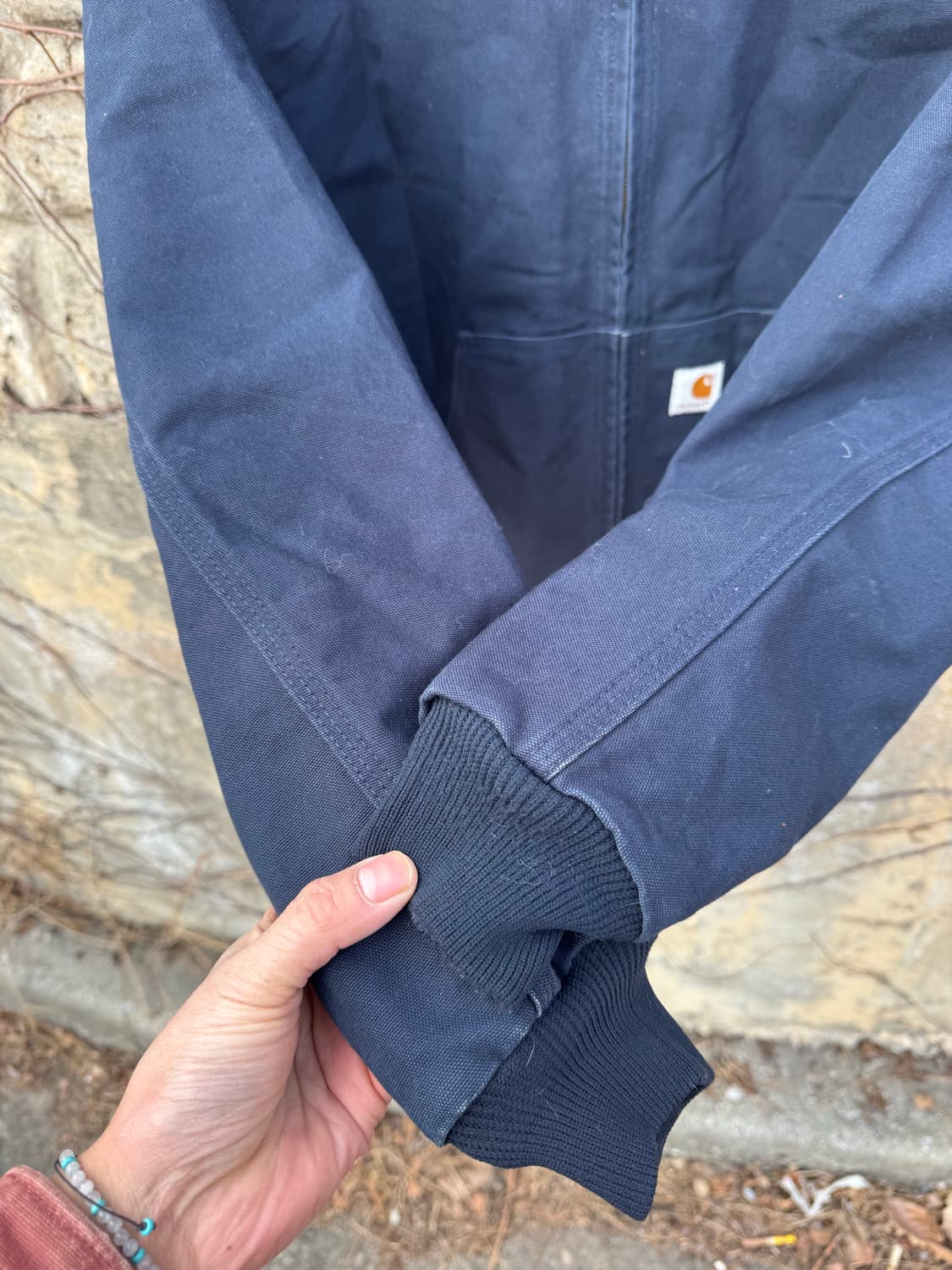 칼하트 빈티지 j131 dny 네이비 덕 액티브 후드 워크 자켓 m 상품이미지6