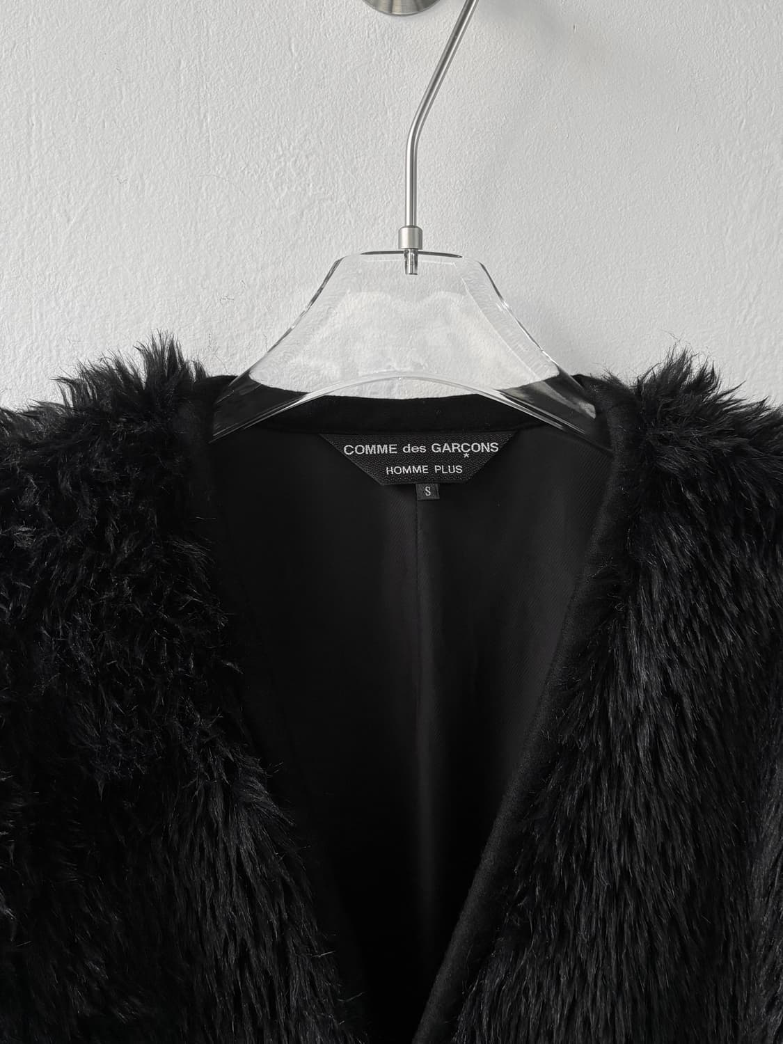 꼼데가르송 옴므 플러스 퍼 롱코트 상품이미지8