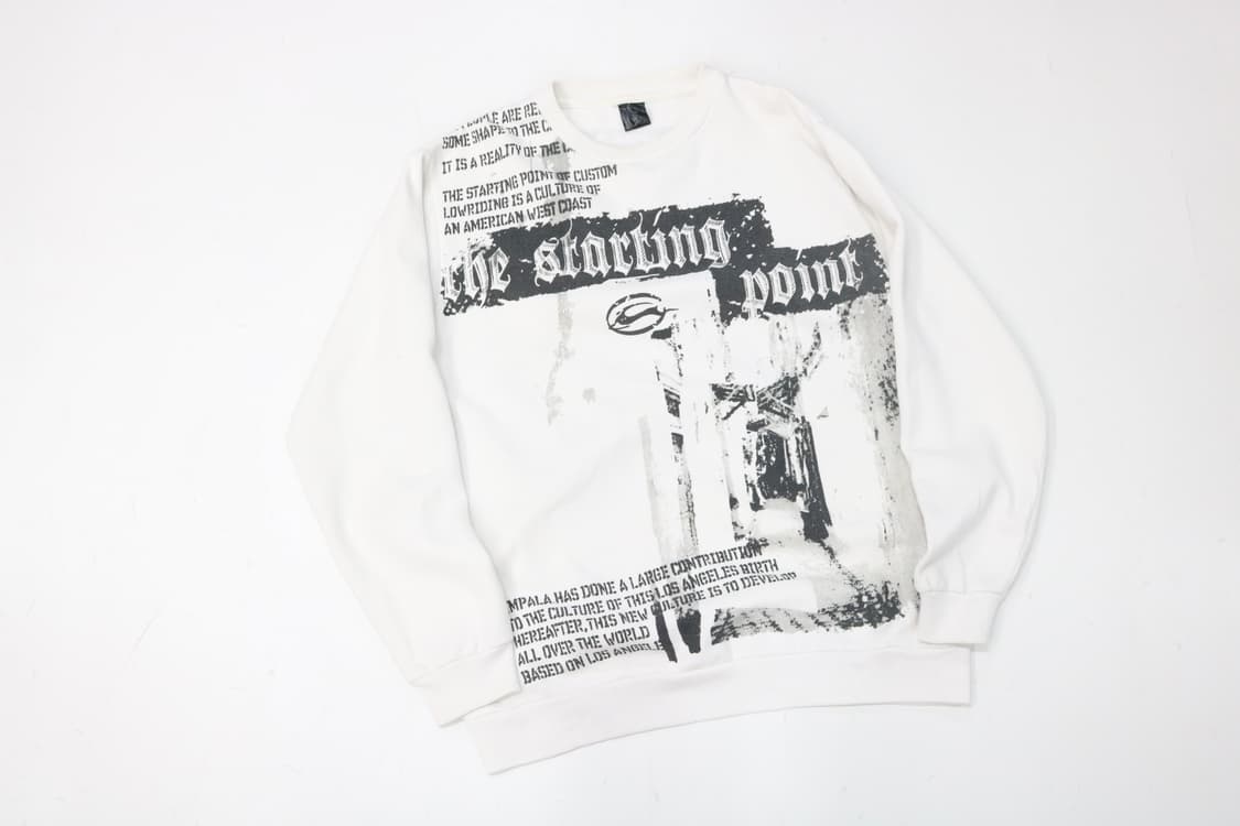 IMPALA 임팔라 웨스트코스트 그래픽 화이트 스웨트셔츠 상품이미지2