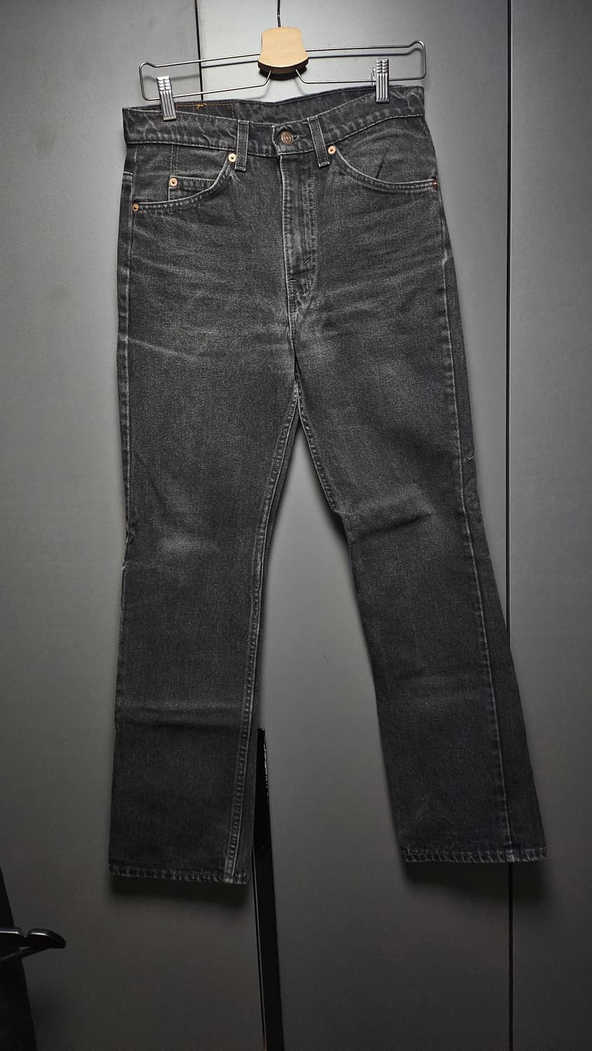 vtg 리바이스 517 오렌지탭 블랙진 상품이미지1