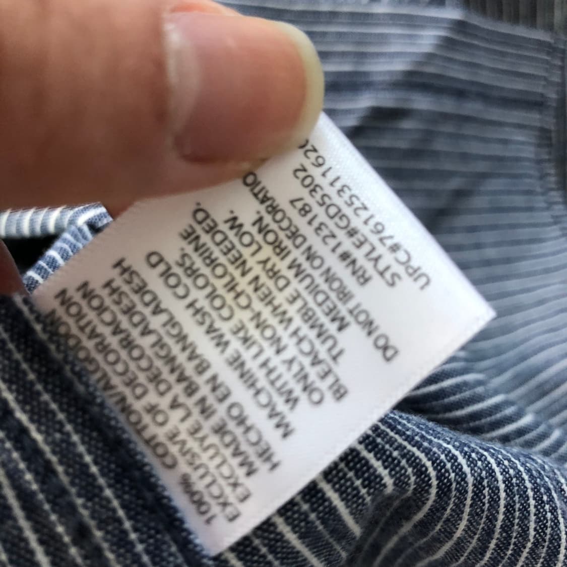 디키즈 히코리 반팔 셔츠  상품이미지5